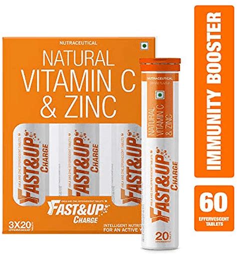 Buy FAST AND UP CHARGE EFFERVESCENT VITAMIN C AND ZINC SUPPLEMENTS ...