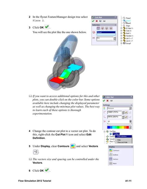 Flow Simulation Solidworks Tutorial 的图像结果