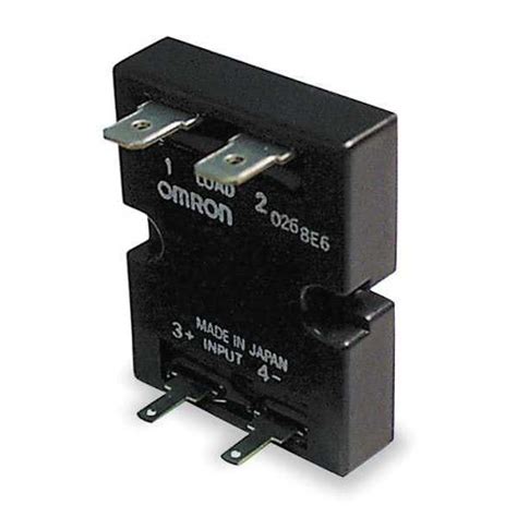 Omron Solid State Relay, 1 Phase, Quick Connect, Panel, Phototriac G3NE ...