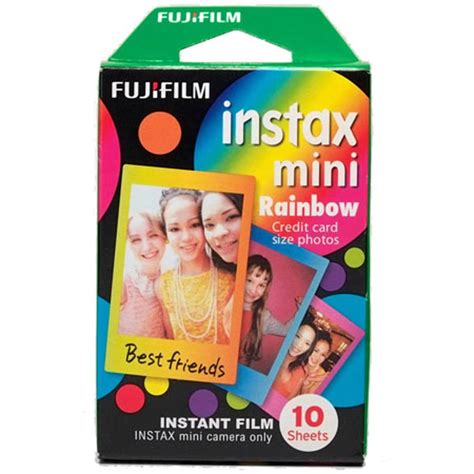 Fujifilm Instax Mini Rainbow Instant Film (Multi-Color, 10 Photos per ...