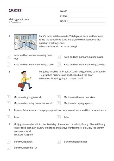 50+ Making Predictions in Nonfiction worksheets for 3rd Class on ...