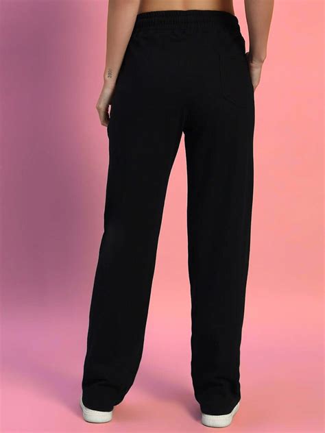 WOMEN'S OUTLOOK 2 STRIPE JOGGER BLACK | Buy Online at Wearduds India