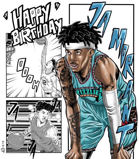 Ja Morant by Prastyo46 on DeviantArt