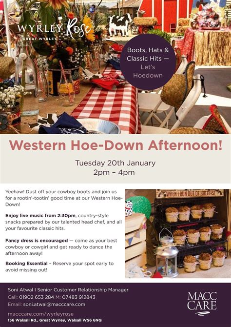 Wyrley Rose - Western Hoe-Down Afternoon, Walsall Road, WS6 6NQ Great ...