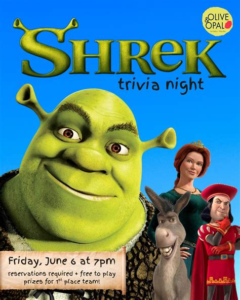 Shrek Trivia Night, Olive & Opal, Siloam Springs, 7 June 2025 | AllEvents