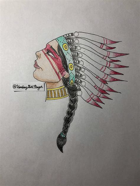 Easy Native American Drawings