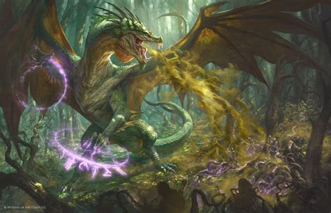 green dragon (dungeons & dragons) drawn by manzanedo | Danbooru