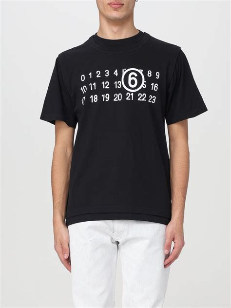 Mm6 Maison Margiela T-Shirt Men Black Men - Walmart.com