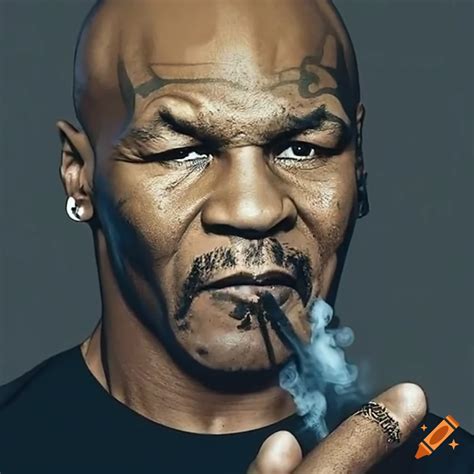 Portrait of mike tyson in the style of van gogh on Craiyon