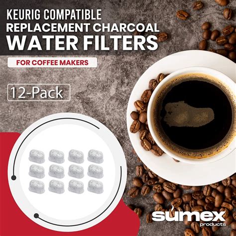 Sumex12-pack -Keurig Filters Replacement-keurig 2.0 water filter-Keuri ...