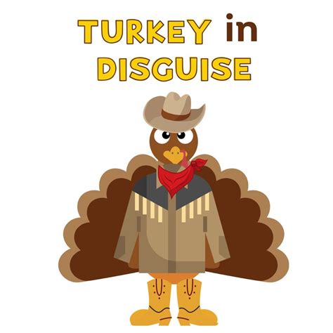 Book Turkey In Disguise | Fanny Printable