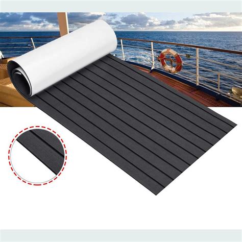 Buy 2400x600x6mm EVA Foam Anti-Slip Marine Flooring Faux Teak Decking ...