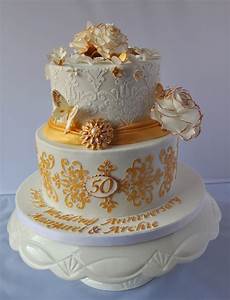 Cake Ideas For Wedding Anniversary by Golden Wedding Anniversary Cake Cakecentral Cake Ideas For Wedding Anniversary