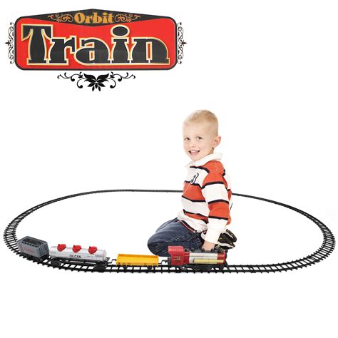 Buy Tobbi Christmas O Scale Battery Powered Model Train Set, 20 Pieces ...