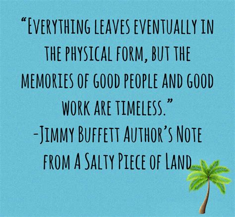 BuffettNews - Jimmy Buffett | I’m currently reading A Salty Piece of ...