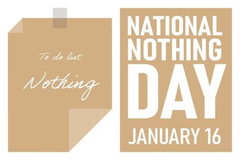 National Nothing Day background. 16135877 Vector Art at Vecteezy