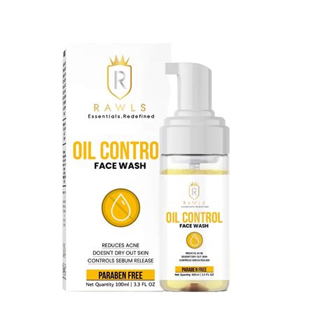 Oil & Sebum Control Face Wash with Cucumber and Lactic Acid – Rawls ...