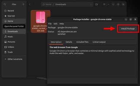 Installing Deb File 的图像结果