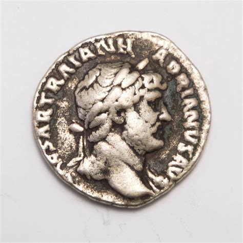 Roman Emperor Hadrian Silver Denarius Coin 117-138AD