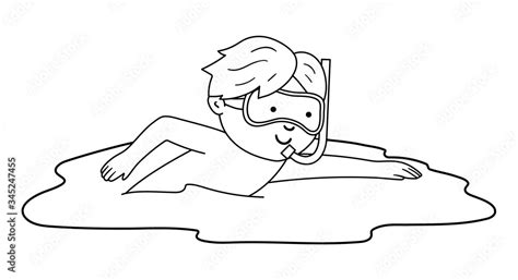 Swimming Black and White 的图像结果