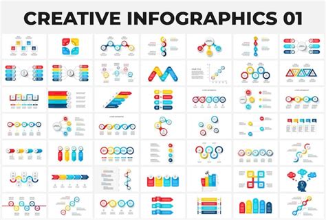 Big set of infographic elements can be used for steps business ...