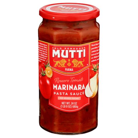 Mutti Pasta Sauce, No Added Sugar, Marinara (24 oz) Delivery or Pickup ...