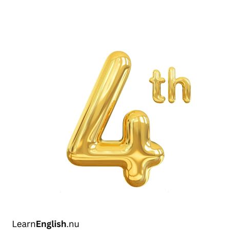 Ordinal Numbers in English 1 to 1000000 - learn english