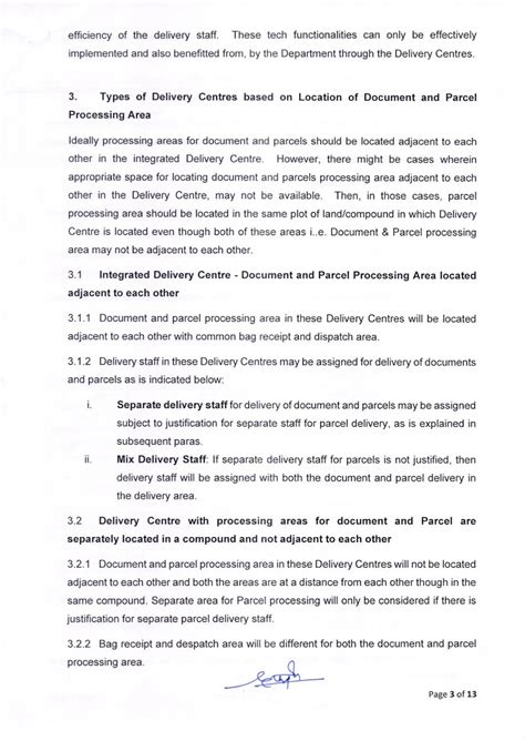 Policy Guidelines on Centralized Delivery of All Types of Postal ...
