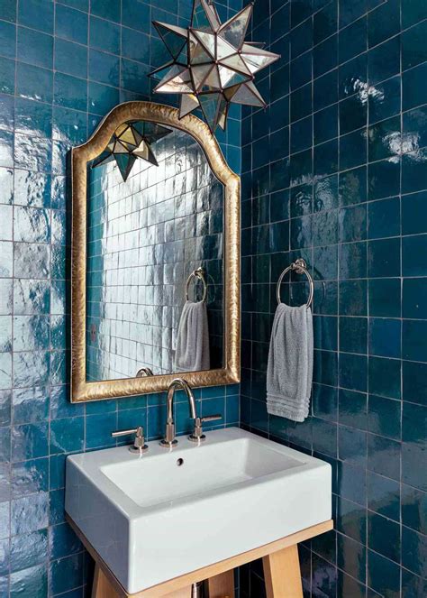 Blue Tile Bathroom Accessories