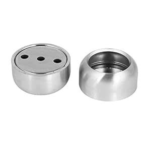 OROOBA® 25mm Dia Stainless Steel Closet Rod Flange Round Socket Holder ...