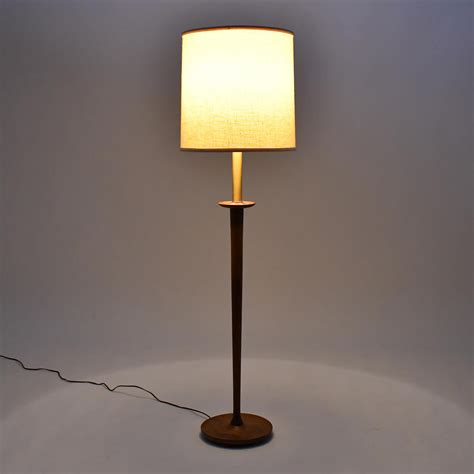 Walnut Floor Lamp with Sculpted Details For Sale at 1stDibs | walnut ...
