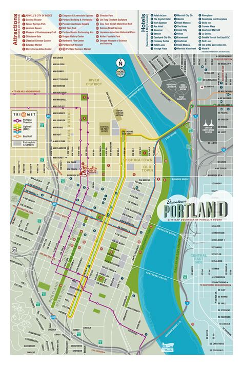 Printable Map Of Downtown Portland - Printable Word Searches