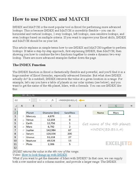 Image result for Index MATCH Tutorial 2 Worksheets