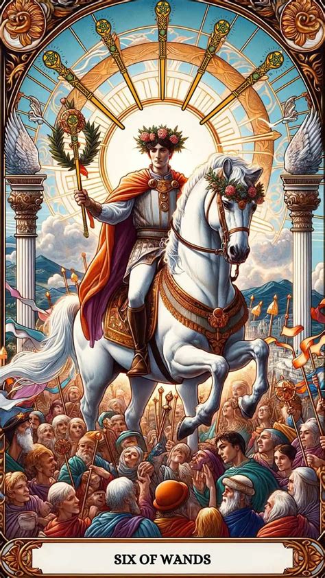 Six of Wands Tarot Card Meaning - Victory & Acknowledgment