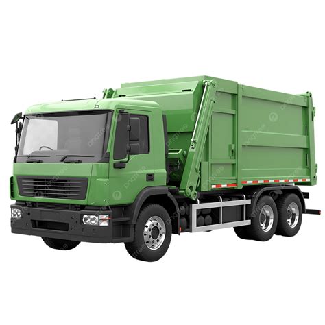 Green Garbage Truck, Garbage Truck, Green, Waste PNG Transparent Image ...