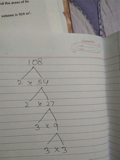 Prime Factorization Of 108
