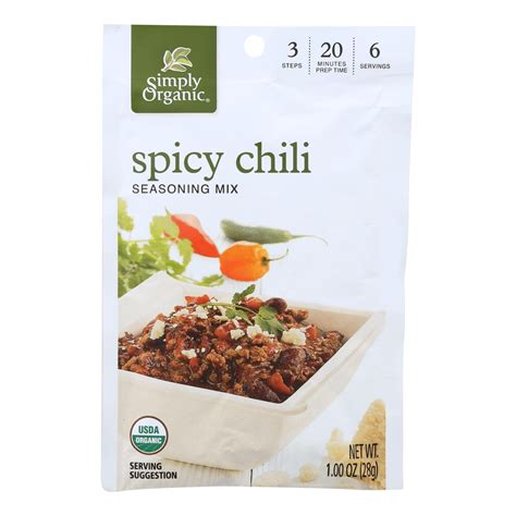 Simply Organic Seasoning Mix - Fajita - Case Of 12 - 1 Oz.