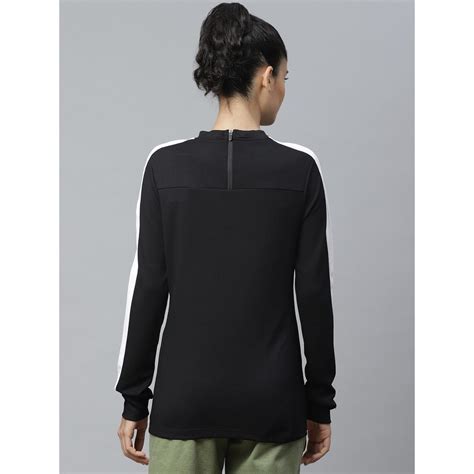 Buy Alcis Women Black Solid Sweatshirt Online