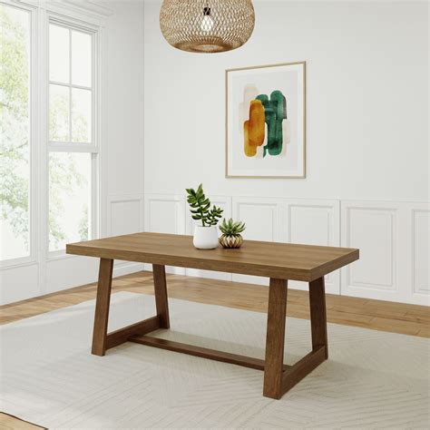 Wade Logan® Linzy Solid Wood Dining Table & Reviews | Wayfair