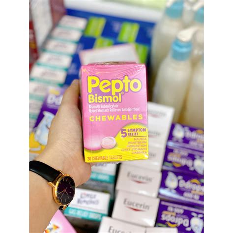 Pepto Bismol Chewables - viên nhai hỗ trợ tiêu hóa | Shopee Việt Nam