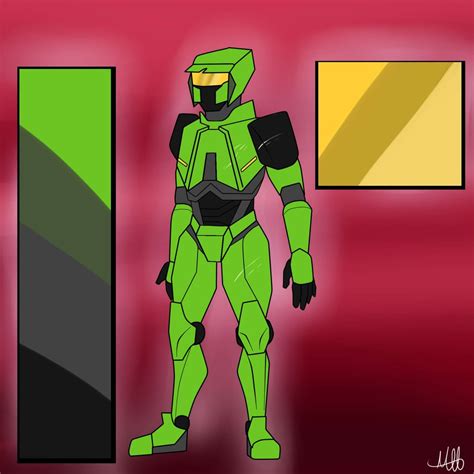 Commissioned an artist to draw a concept of a human armor based off of V1 and Sentry's military ...