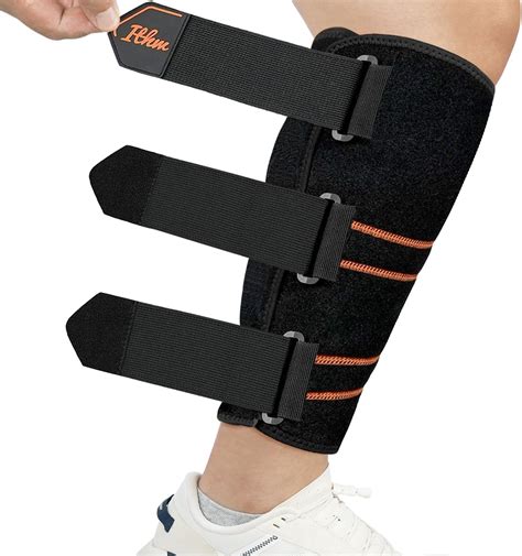 Amazon.com: Hiball Adjustable Calf Brace for Men Women, Lower Leg Compression Wrap, Calf ...