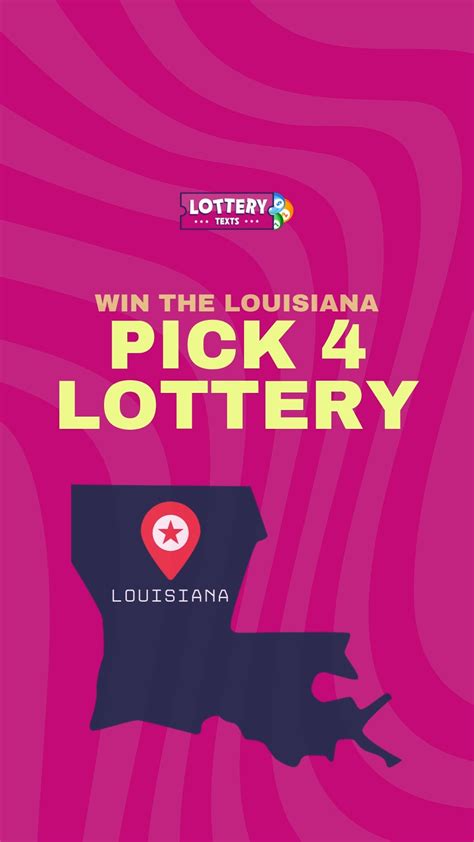 LotteryTexts | 💥 WIN the Louisiana Pick 4! Here’s your quick-start ...
