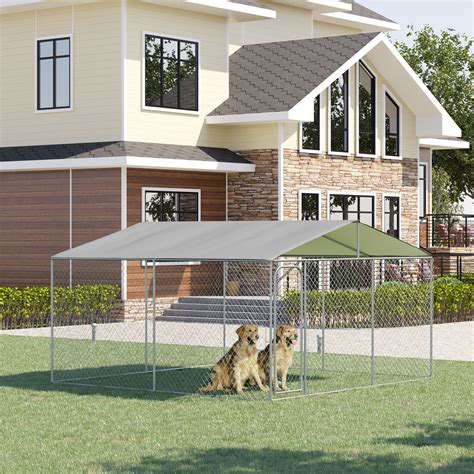 DEXS Premium Steel Dog Run Exercise Pen with Weatherproof Cover: The ...