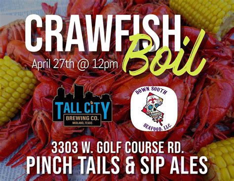 Crawfish Boil with Down South Seafood, 3303 W. Golf Course, Midland, TX ...
