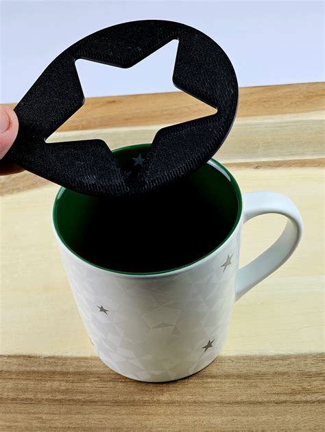Archivo STL gratuito Cappuccino Cocoa Star Stencil Quick Latte Art Plantilla・Idea de impresión ...