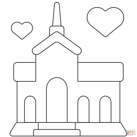 Bryllups-emoji fargelegge | Tegninger Fargelegging Gratis