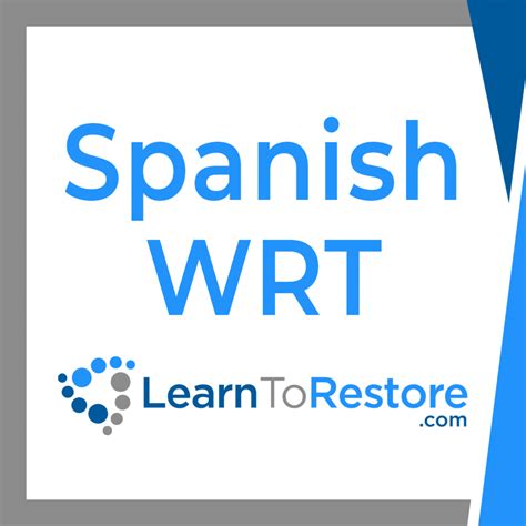 IICRC Spanish WRT Course