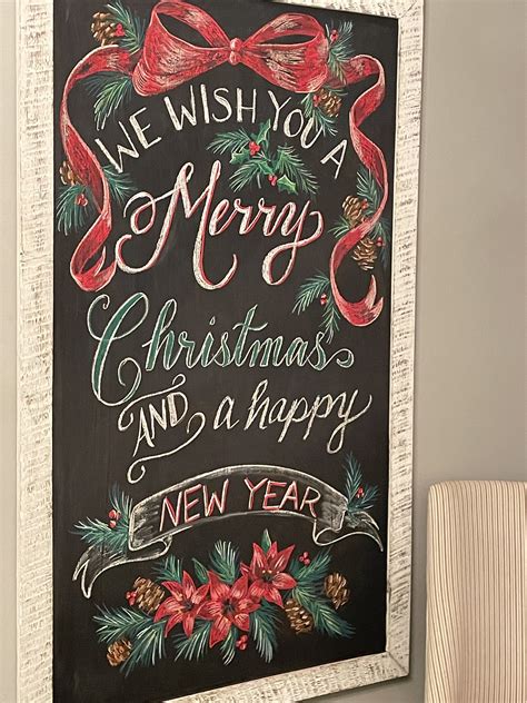 Christmas chalkboard art ideas – Artofit