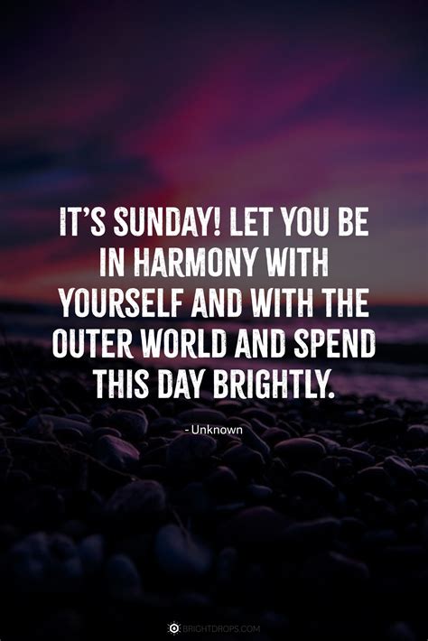 98 Sunday Quotes, Messages & Blessings - Bright Drops